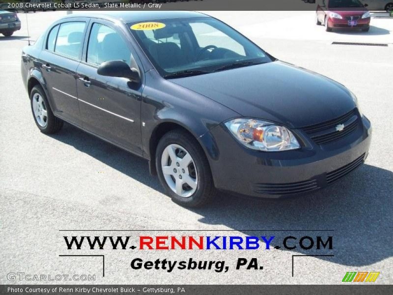 Slate Metallic / Gray 2008 Chevrolet Cobalt LS Sedan