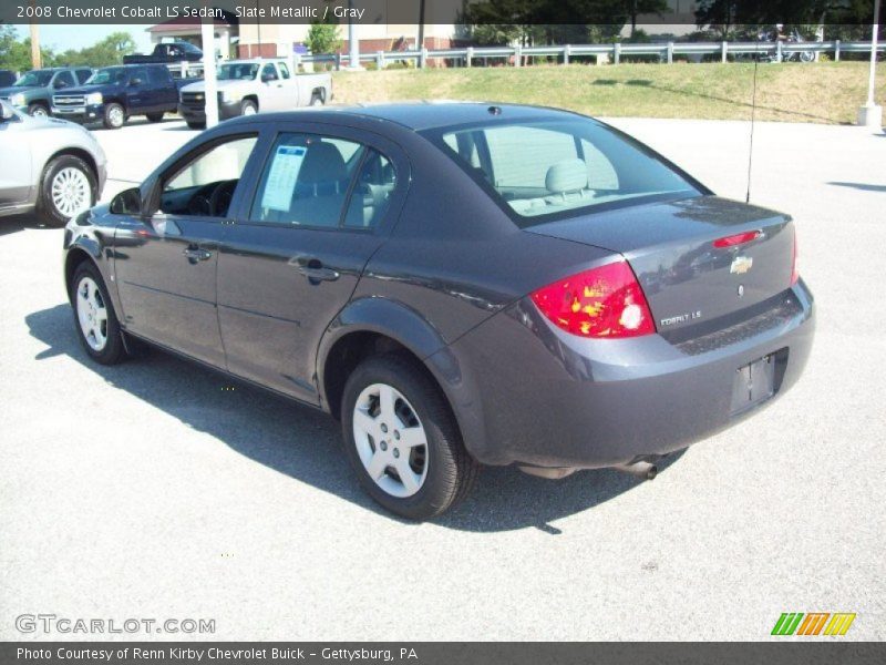 Slate Metallic / Gray 2008 Chevrolet Cobalt LS Sedan