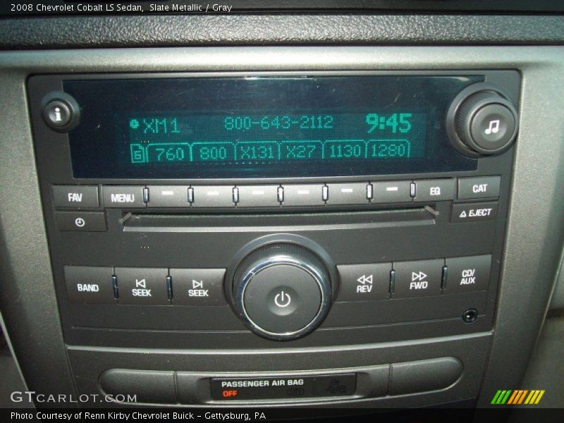 Slate Metallic / Gray 2008 Chevrolet Cobalt LS Sedan