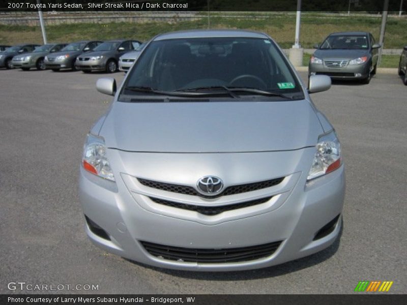 Silver Streak Mica / Dark Charcoal 2007 Toyota Yaris Sedan