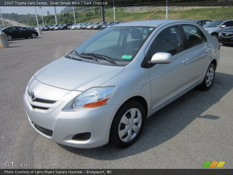 Silver Streak Mica / Dark Charcoal 2007 Toyota Yaris Sedan
