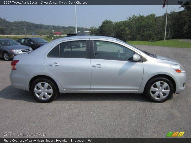 Silver Streak Mica / Dark Charcoal 2007 Toyota Yaris Sedan