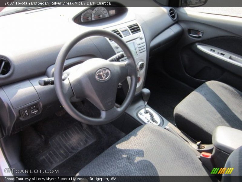 Silver Streak Mica / Dark Charcoal 2007 Toyota Yaris Sedan