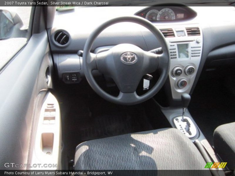 Silver Streak Mica / Dark Charcoal 2007 Toyota Yaris Sedan