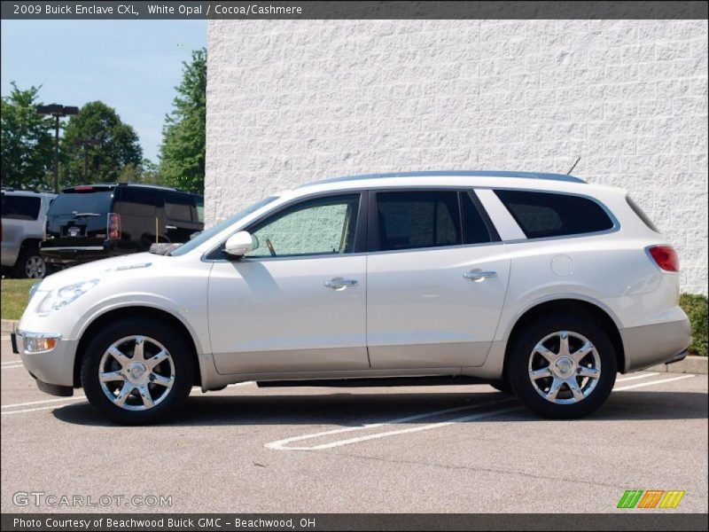 White Opal / Cocoa/Cashmere 2009 Buick Enclave CXL