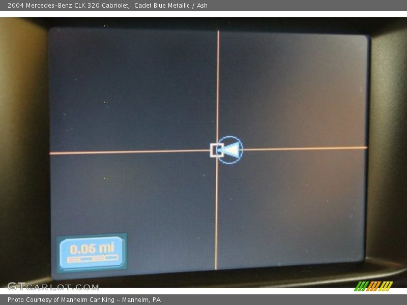 Cadet Blue Metallic / Ash 2004 Mercedes-Benz CLK 320 Cabriolet