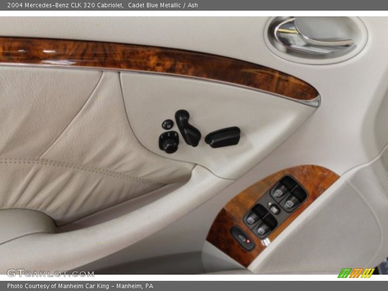 Cadet Blue Metallic / Ash 2004 Mercedes-Benz CLK 320 Cabriolet