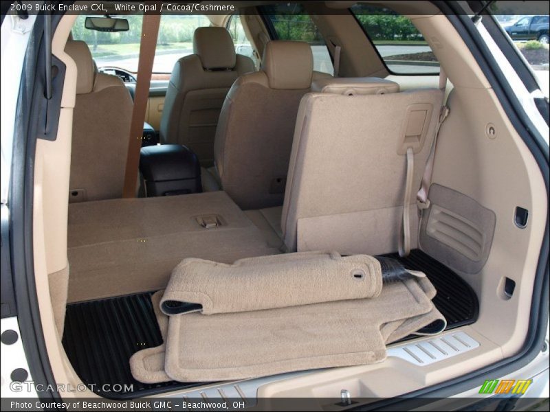 White Opal / Cocoa/Cashmere 2009 Buick Enclave CXL