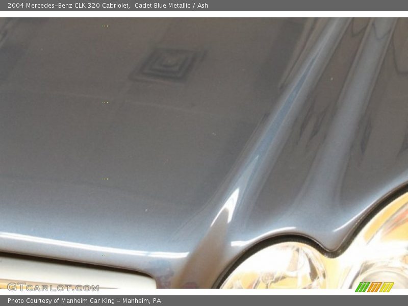 Cadet Blue Metallic / Ash 2004 Mercedes-Benz CLK 320 Cabriolet