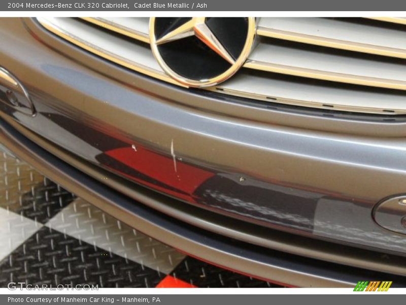 Cadet Blue Metallic / Ash 2004 Mercedes-Benz CLK 320 Cabriolet