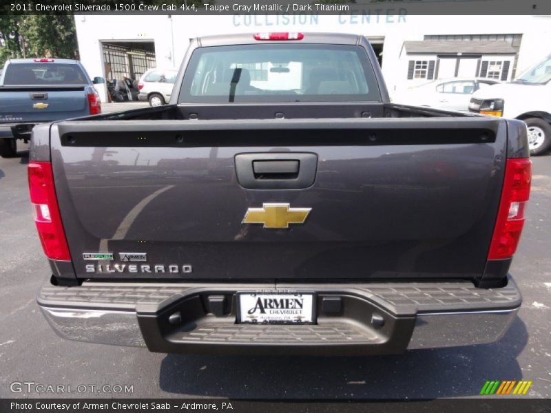 Taupe Gray Metallic / Dark Titanium 2011 Chevrolet Silverado 1500 Crew Cab 4x4