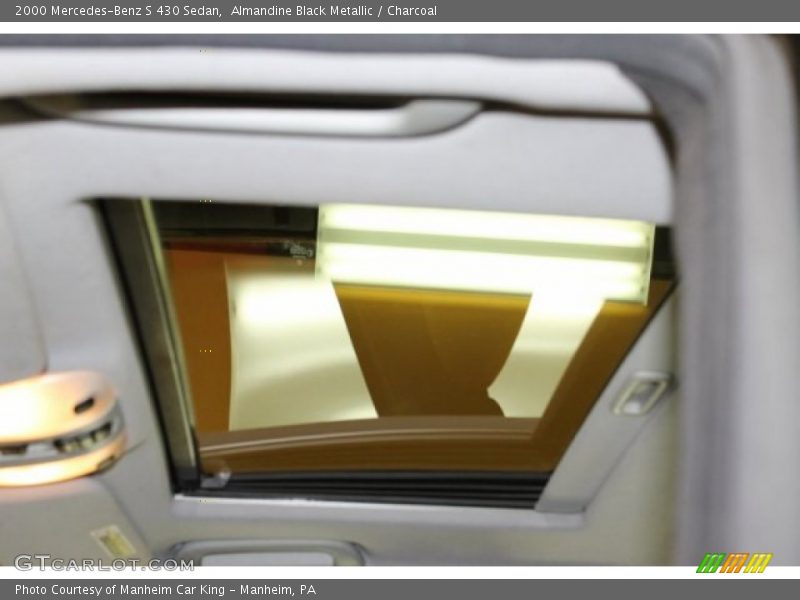 Almandine Black Metallic / Charcoal 2000 Mercedes-Benz S 430 Sedan