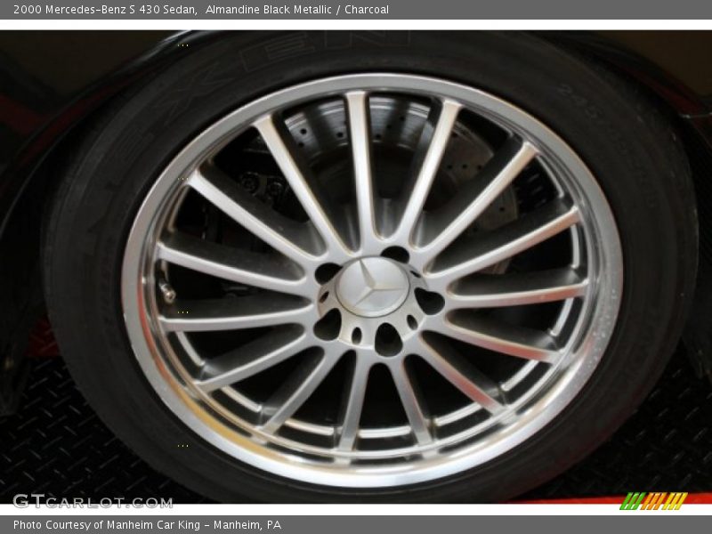 Almandine Black Metallic / Charcoal 2000 Mercedes-Benz S 430 Sedan