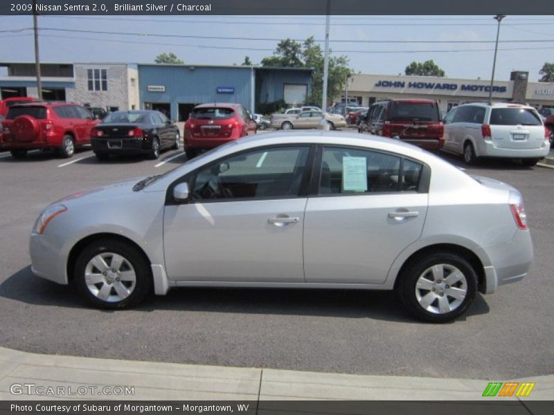 Brilliant Silver / Charcoal 2009 Nissan Sentra 2.0