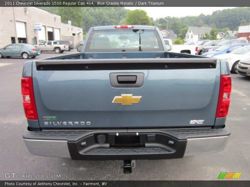 Blue Granite Metallic / Dark Titanium 2011 Chevrolet Silverado 1500 Regular Cab 4x4