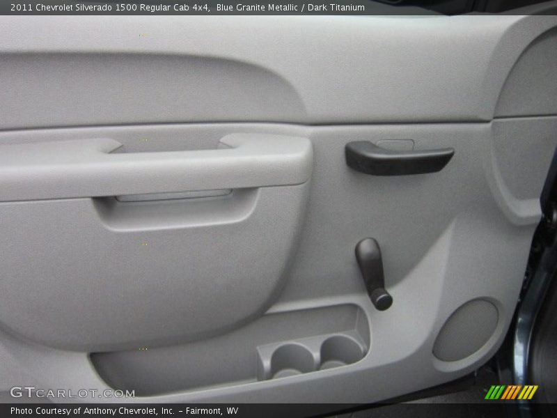 Blue Granite Metallic / Dark Titanium 2011 Chevrolet Silverado 1500 Regular Cab 4x4