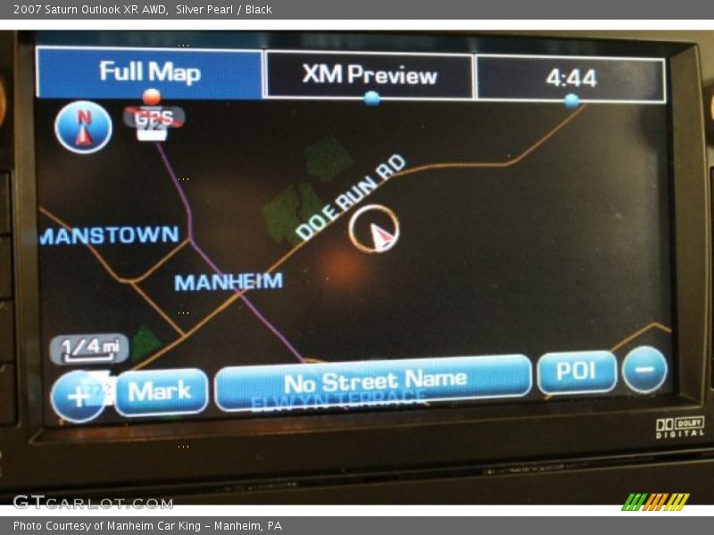 Silver Pearl / Black 2007 Saturn Outlook XR AWD