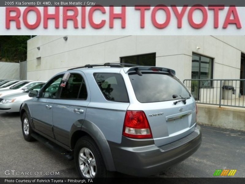Ice Blue Metallic / Gray 2005 Kia Sorento EX 4WD