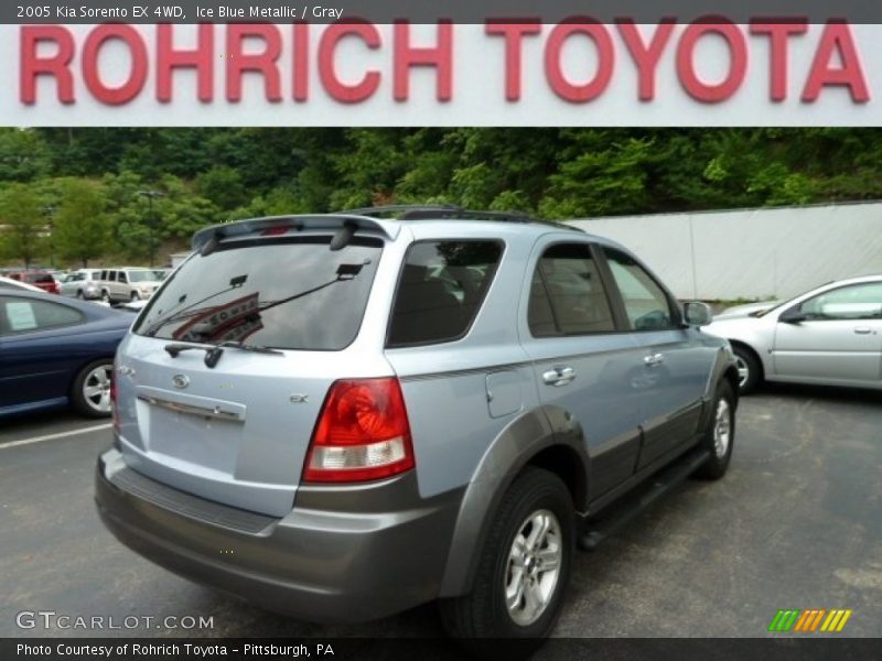 Ice Blue Metallic / Gray 2005 Kia Sorento EX 4WD