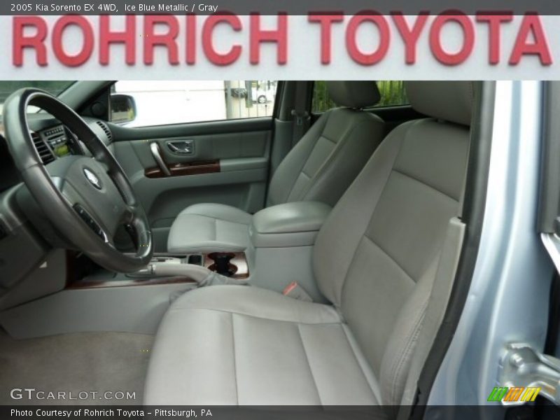 Ice Blue Metallic / Gray 2005 Kia Sorento EX 4WD