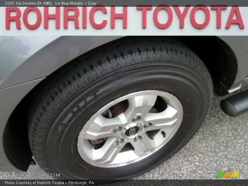 Ice Blue Metallic / Gray 2005 Kia Sorento EX 4WD