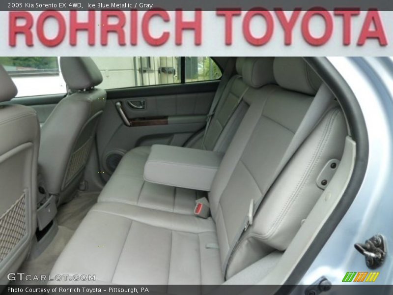 Ice Blue Metallic / Gray 2005 Kia Sorento EX 4WD