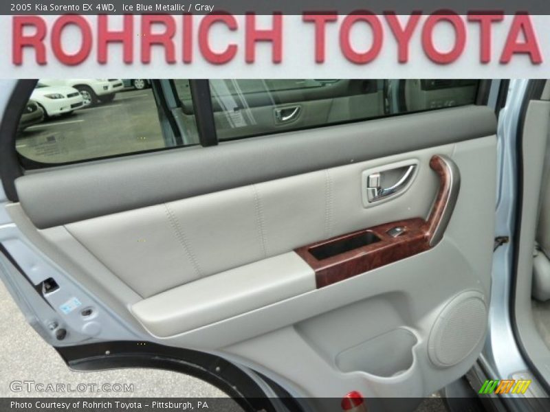 Ice Blue Metallic / Gray 2005 Kia Sorento EX 4WD