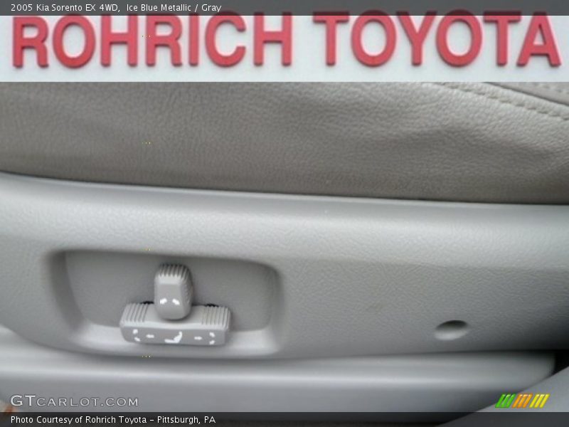 Ice Blue Metallic / Gray 2005 Kia Sorento EX 4WD