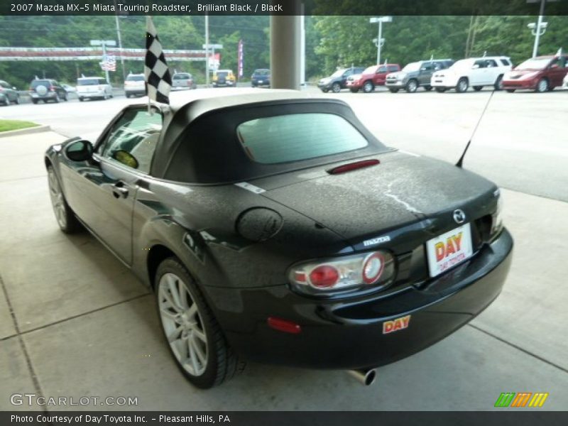 Brilliant Black / Black 2007 Mazda MX-5 Miata Touring Roadster
