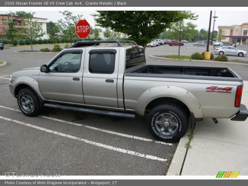 Granite Metallic / Black 2003 Nissan Frontier XE V6 Crew Cab 4x4