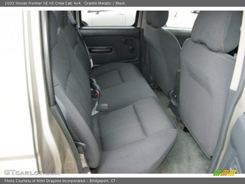  2003 Frontier XE V6 Crew Cab 4x4 Black Interior