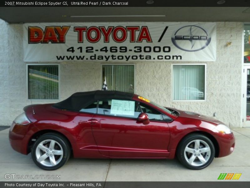 Ultra Red Pearl / Dark Charcoal 2007 Mitsubishi Eclipse Spyder GS