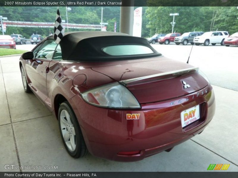 Ultra Red Pearl / Dark Charcoal 2007 Mitsubishi Eclipse Spyder GS