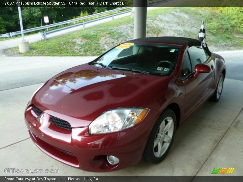 Ultra Red Pearl / Dark Charcoal 2007 Mitsubishi Eclipse Spyder GS