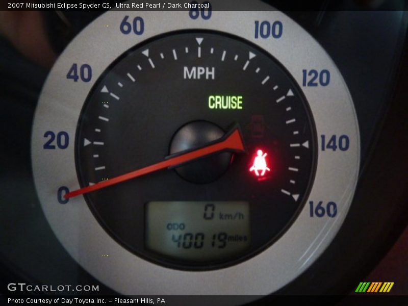 Ultra Red Pearl / Dark Charcoal 2007 Mitsubishi Eclipse Spyder GS
