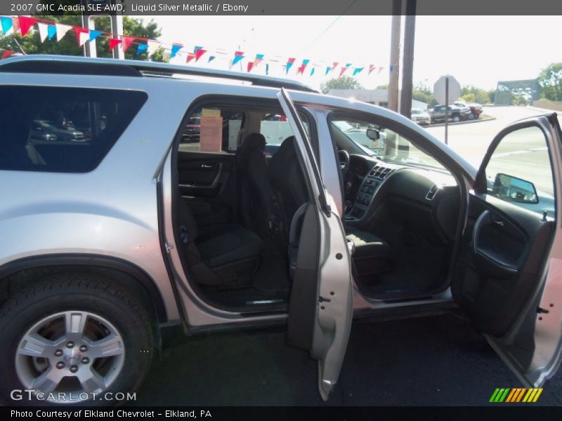 Liquid Silver Metallic / Ebony 2007 GMC Acadia SLE AWD