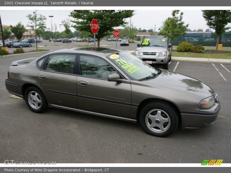 Sandrift Metallic / Neutral 2002 Chevrolet Impala LS