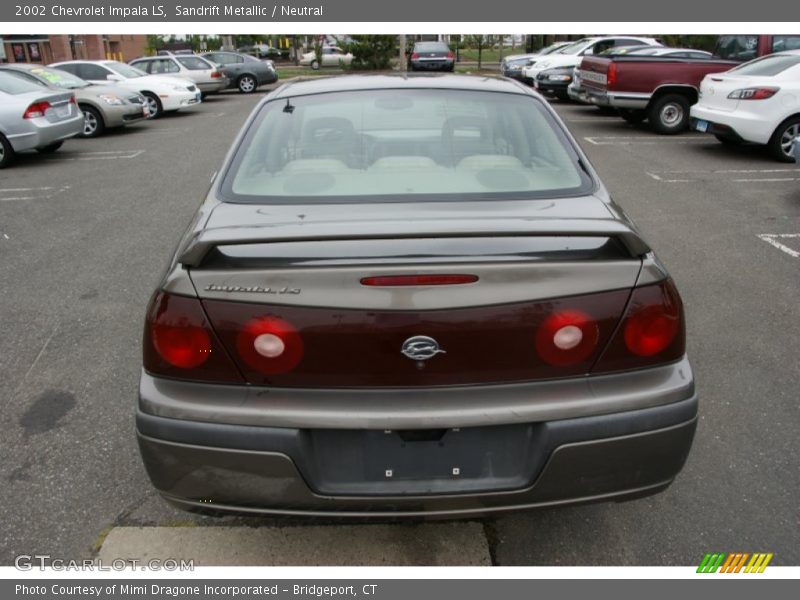 Sandrift Metallic / Neutral 2002 Chevrolet Impala LS