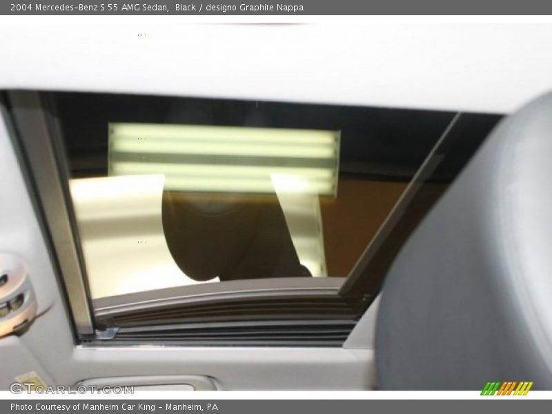 Black / designo Graphite Nappa 2004 Mercedes-Benz S 55 AMG Sedan