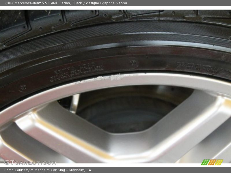 Black / designo Graphite Nappa 2004 Mercedes-Benz S 55 AMG Sedan