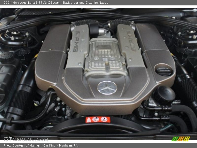  2004 S 55 AMG Sedan Engine - 5.4 Liter AMG Supercharged SOHC 24-Valve V8