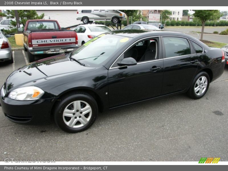 Black / Ebony Black 2008 Chevrolet Impala LS