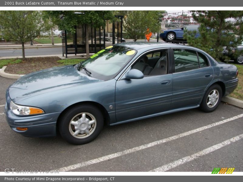 Titanium Blue Metallic / Medium Gray 2001 Buick LeSabre Custom