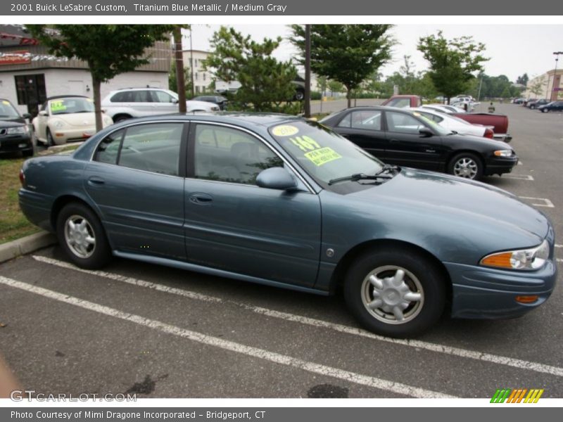 Titanium Blue Metallic / Medium Gray 2001 Buick LeSabre Custom