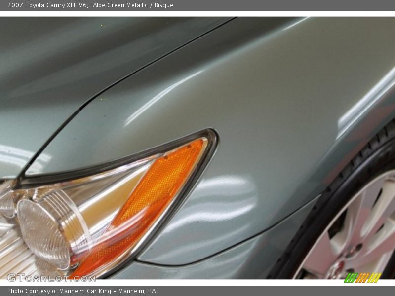 Aloe Green Metallic / Bisque 2007 Toyota Camry XLE V6