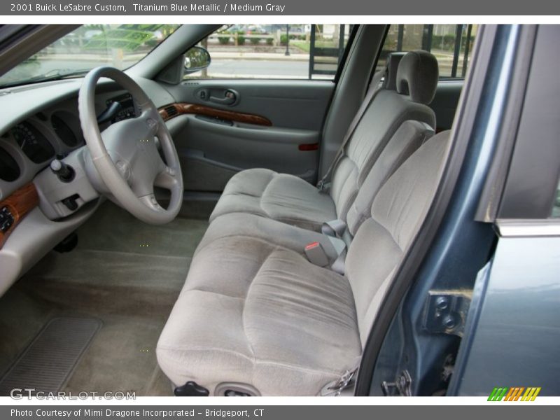 Titanium Blue Metallic / Medium Gray 2001 Buick LeSabre Custom