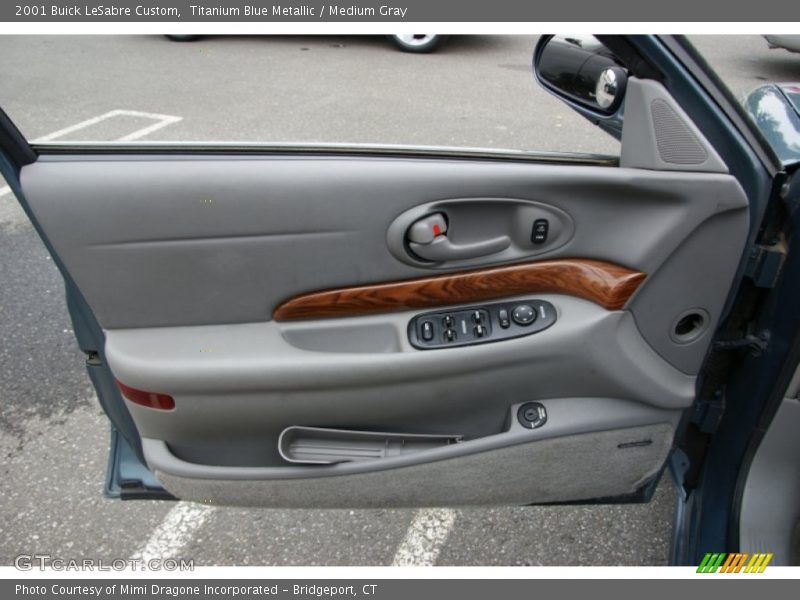 Titanium Blue Metallic / Medium Gray 2001 Buick LeSabre Custom