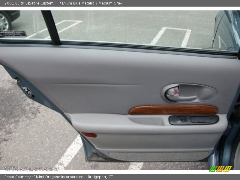 Titanium Blue Metallic / Medium Gray 2001 Buick LeSabre Custom