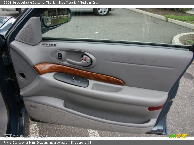 Titanium Blue Metallic / Medium Gray 2001 Buick LeSabre Custom