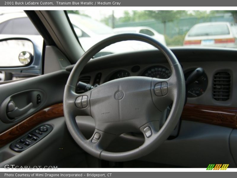 Titanium Blue Metallic / Medium Gray 2001 Buick LeSabre Custom